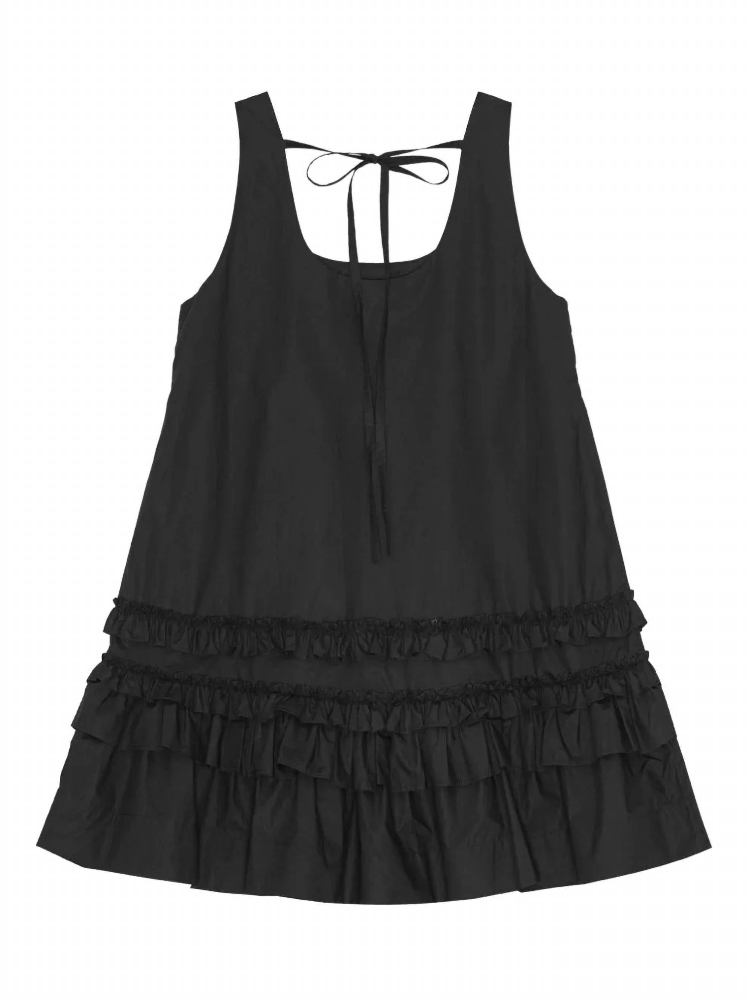Ganni - Cotton Poplin Mini Dress
