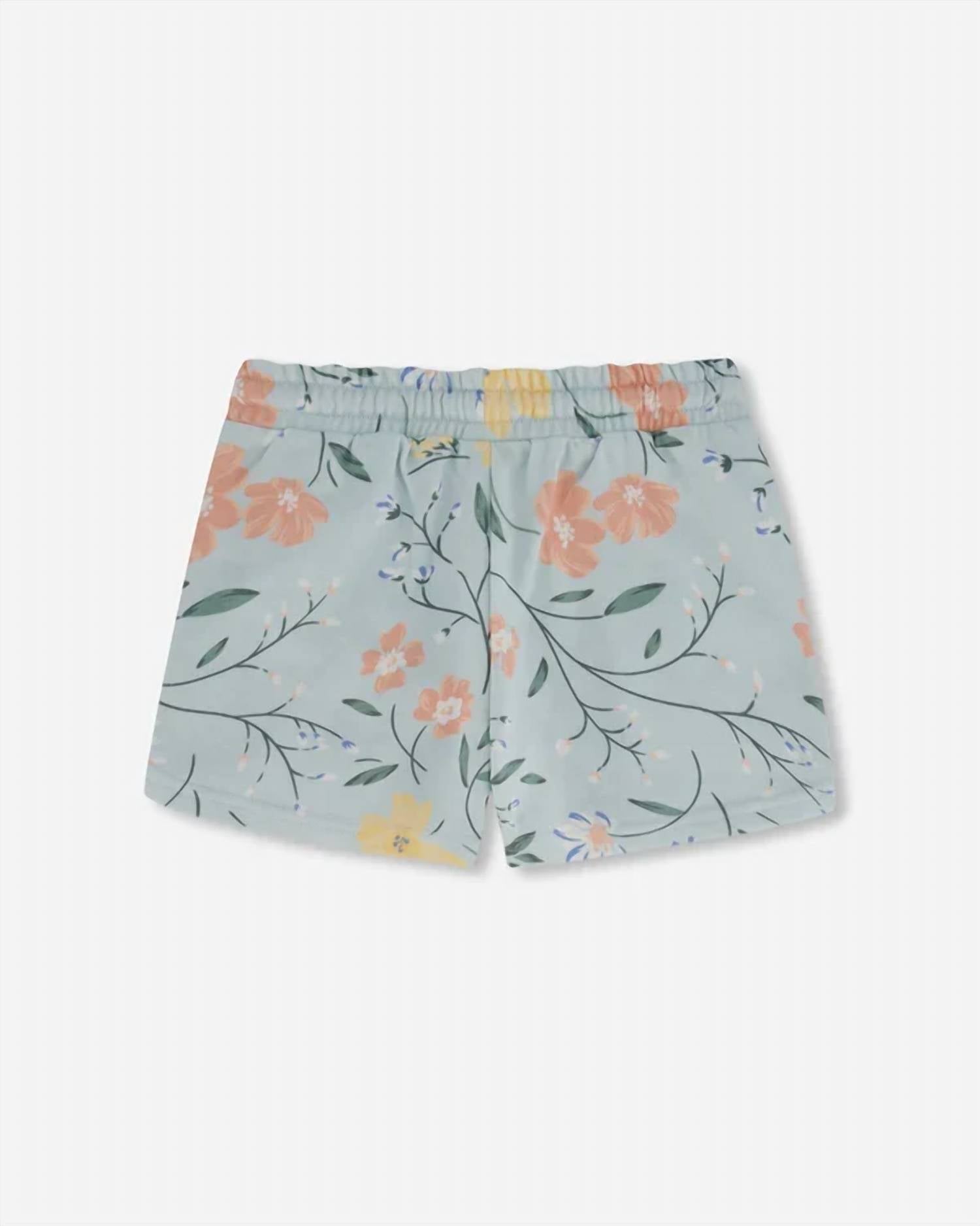 Deux Par Deux - Kids' Floral French Terry Short