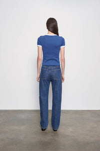 Enza Costa - COTTON CLASSIC RINGER TEE