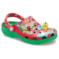 Crocs Women's Mickey Mouse And Friends Holiday Clogs in green red - women's shoe