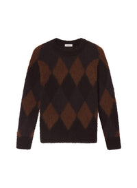 A.L.C. - Ezra Brushed Alpaca Argyle Sweater