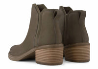 TOMS Women's Hailey Boot in green - women's shoe - detail view