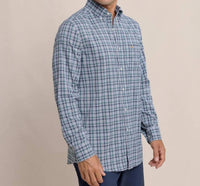 Southern Tide - Plaid Intercoastal Long Sleeve Sports Shirt