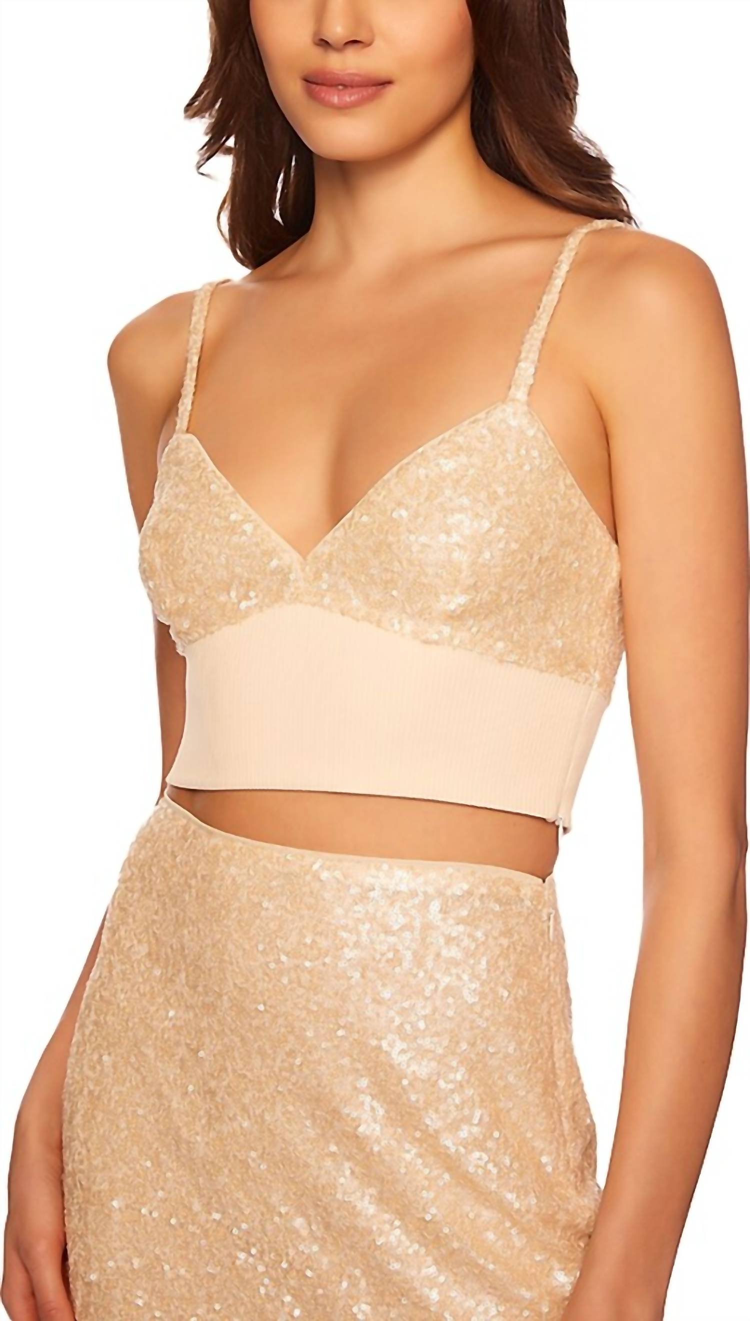 Susana Monaco - Sequin High Waist Pencil Skirt - Plus