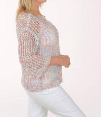 Charlie B - Space Dyed Fishnet Sweater