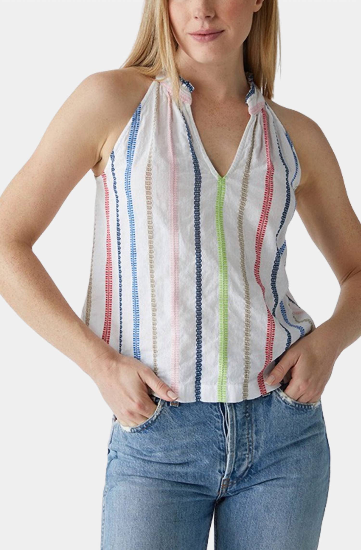 Michael Stars - Leslie Split Neck Top