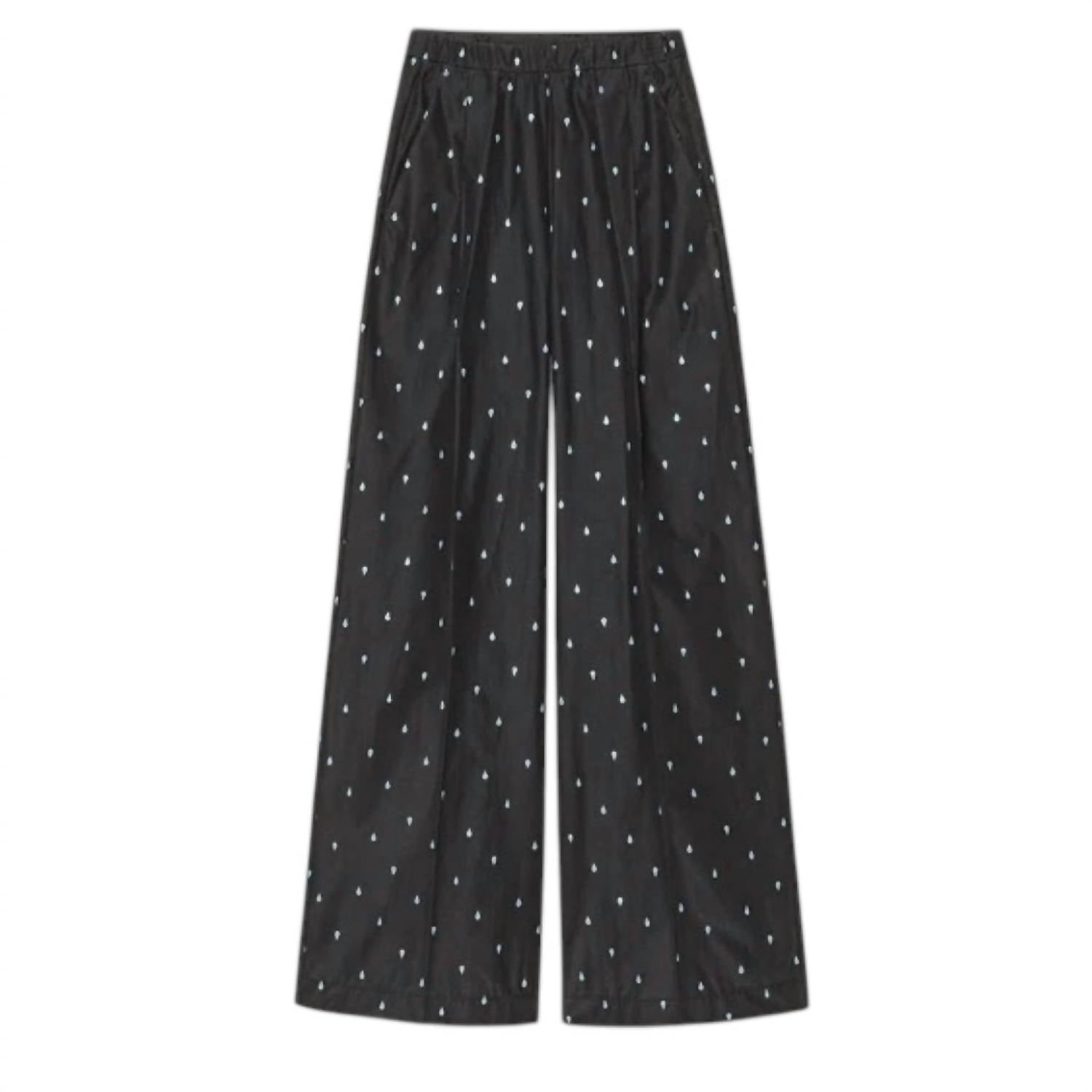 Forte Forte - Women's Glitter Taffetas High Waist Wide Leg Pants