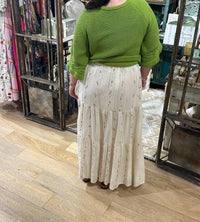 Scandal Italy - Textured Confetti Maxi Skirt