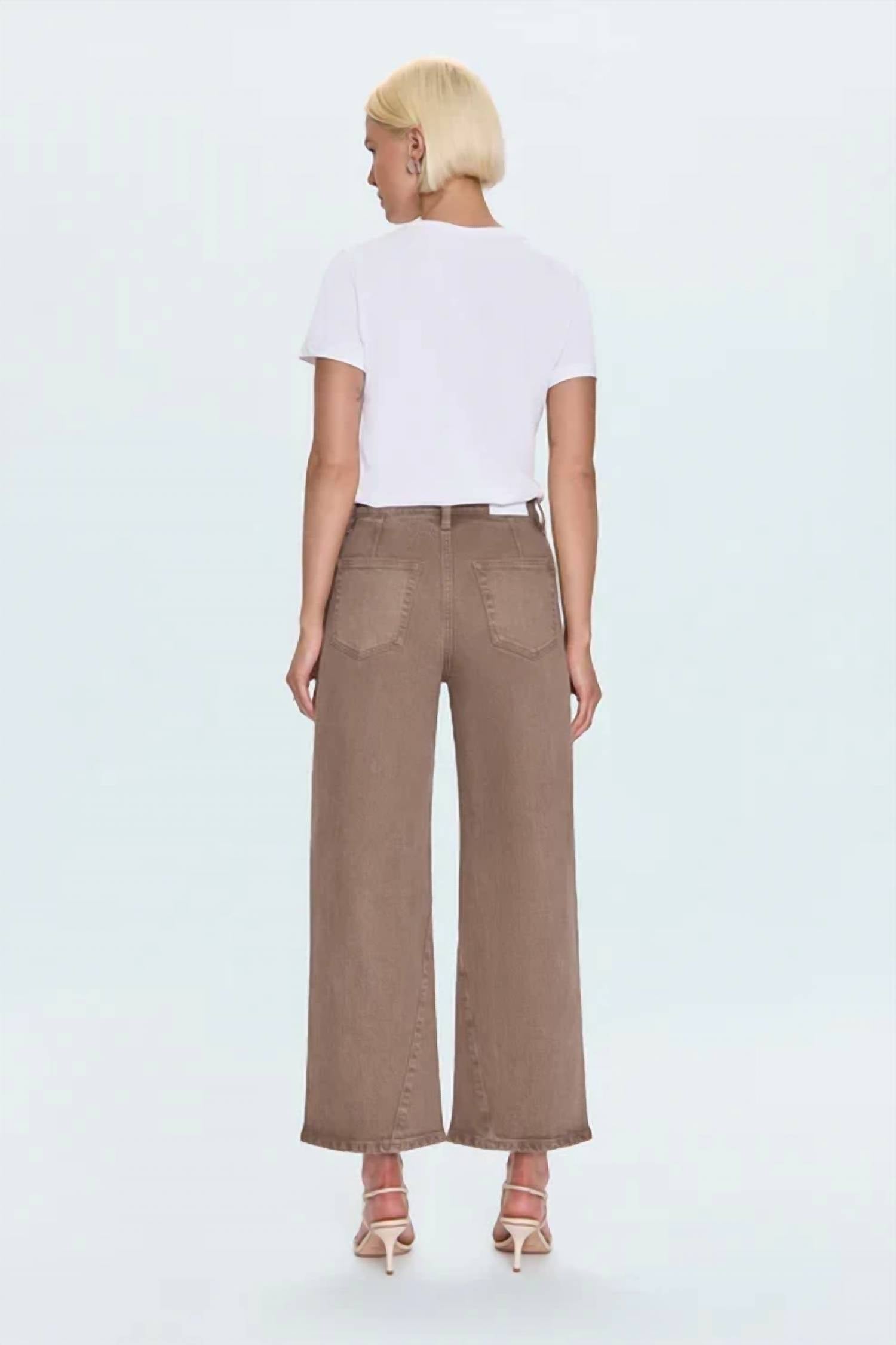 Pistola - Kyra High Rise Bowed Wide Leg Jeans