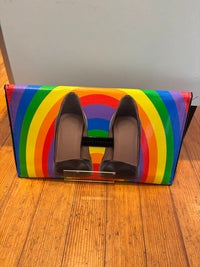 Kent Stetson - Rainbow Crystal Heels Bag