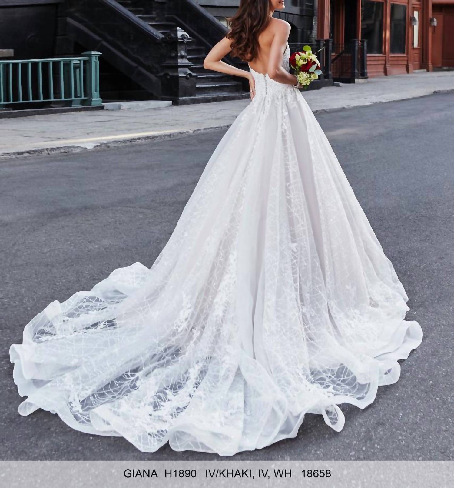 Kitty Chen Couture - Giana Lace Wedding Dress