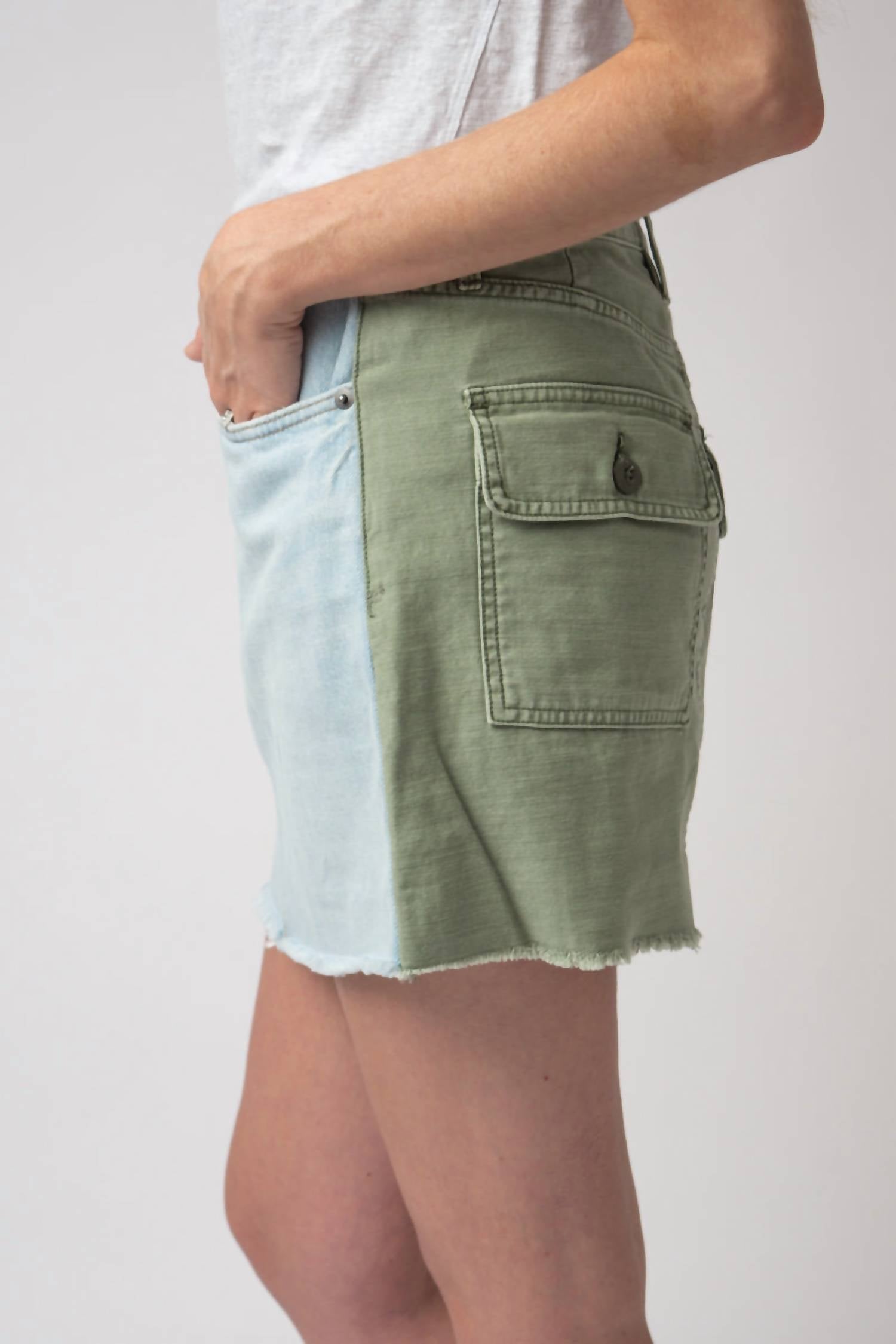 Frame - Le Mini Cargo Mix Skirt