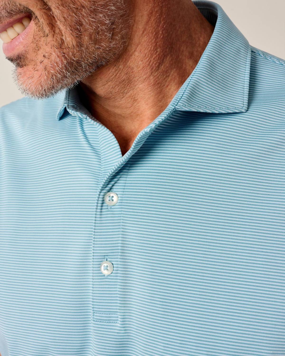 Johnnie-O - Lyndonn Pinstripe Performance Polo Shirt
