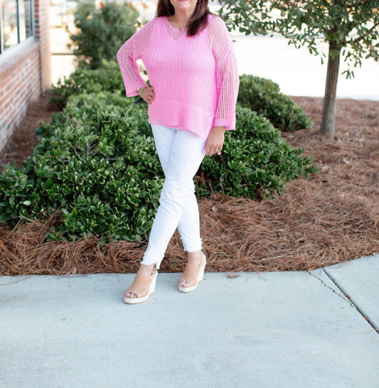 Charlie B - Women's Fishnet Sweater