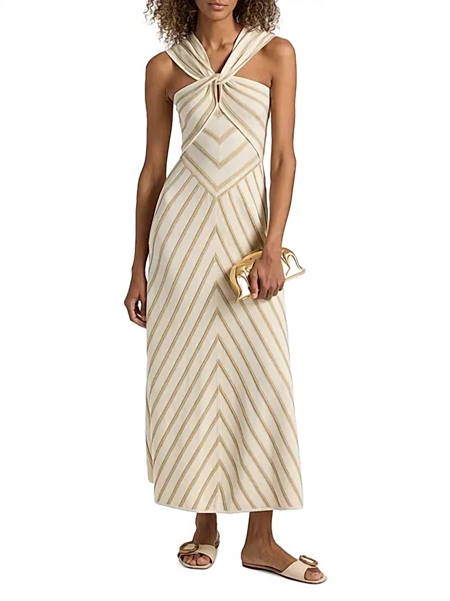 Zimmermann - Luna Halter Dress