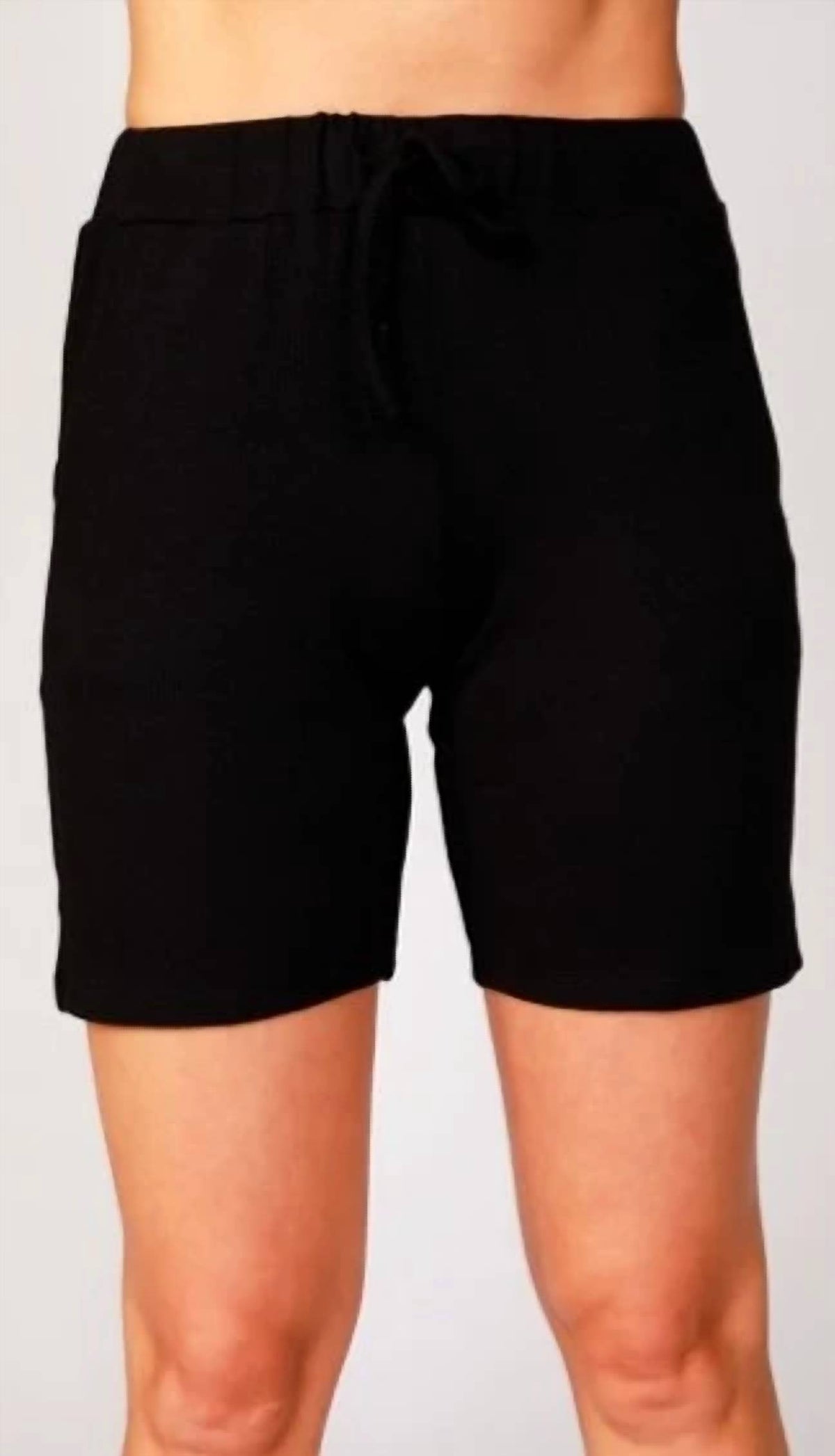 French Kyss - Drawstring Knit Shorts
