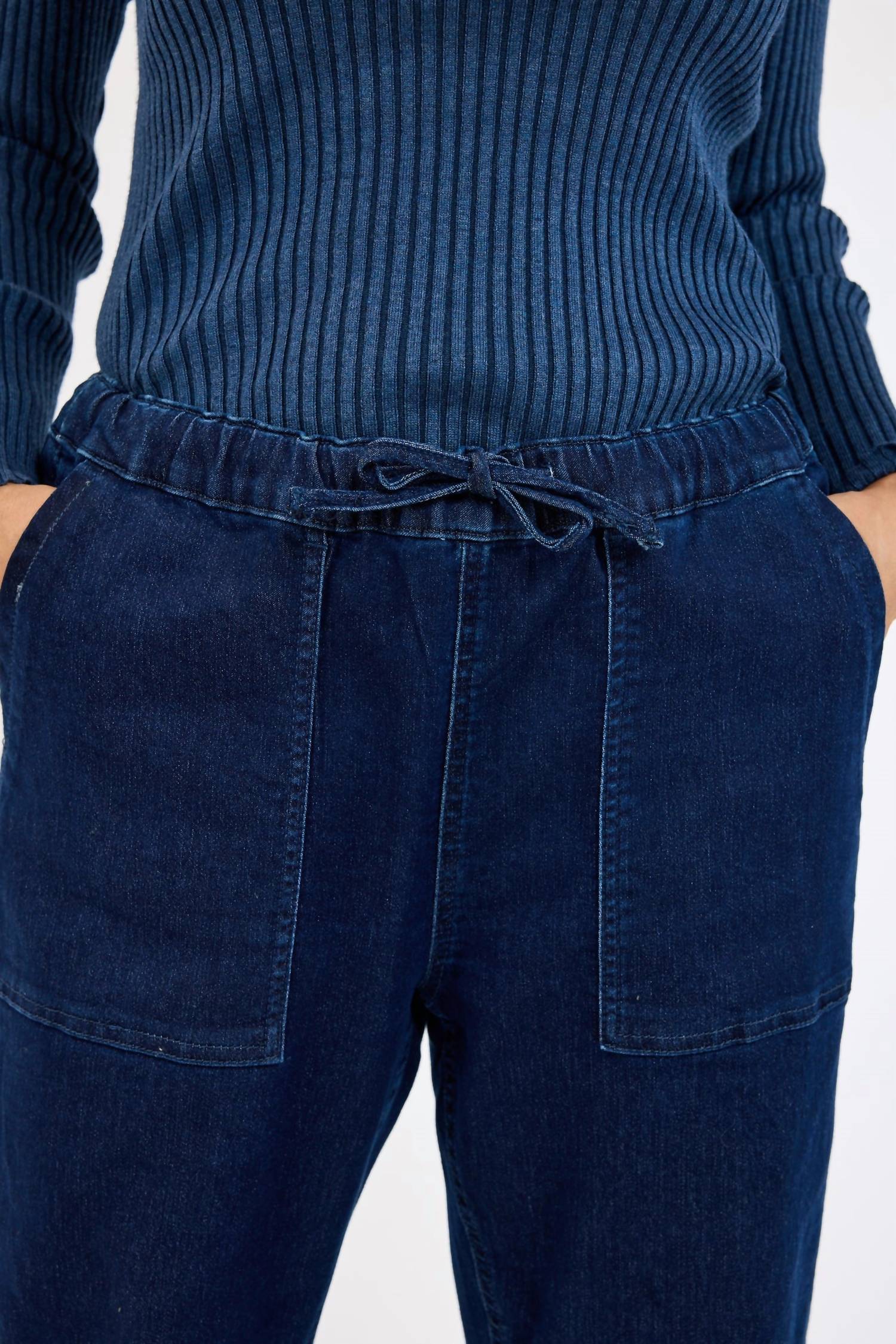Jensen Relaxed Fit Denim Jeans in blue - women's jeans - alternate view