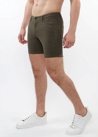 Steele - Men's Jacquard Stretch Knit Jean Short