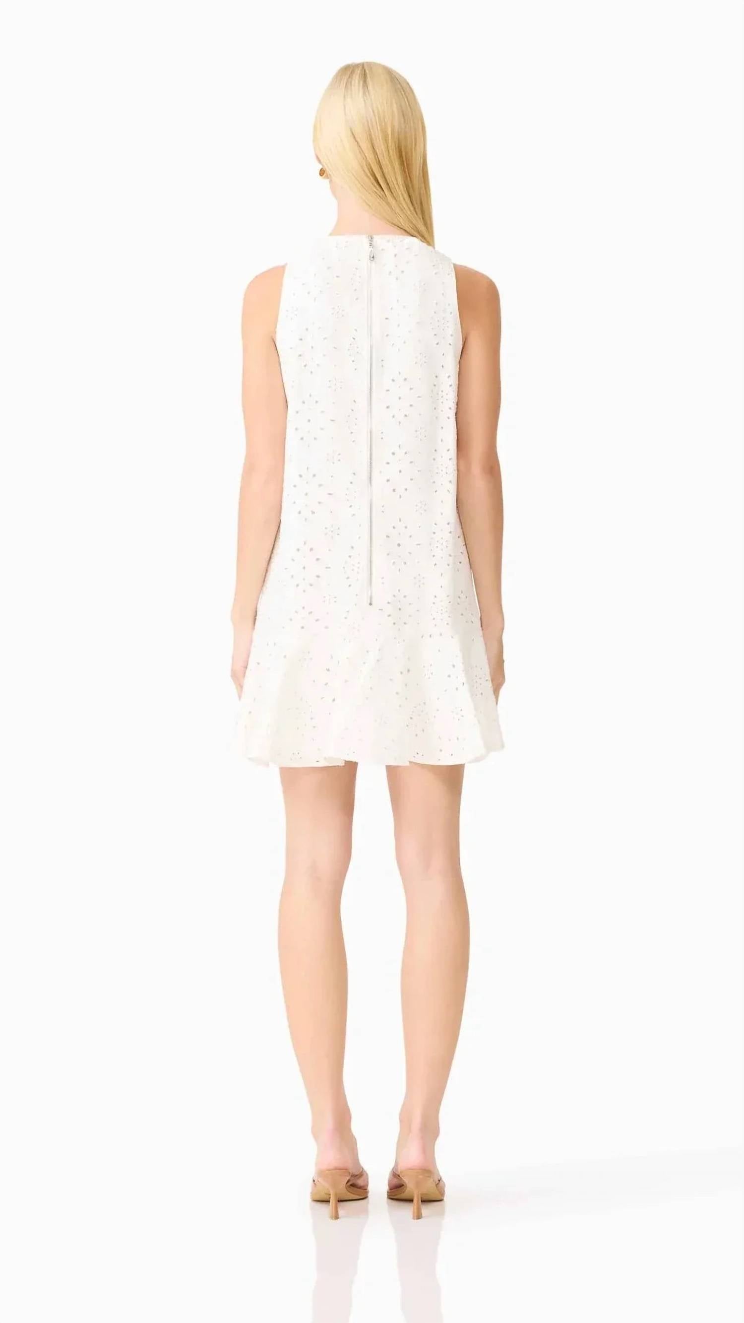 Curaae - Sierra Eyelet Mini Shift Dress