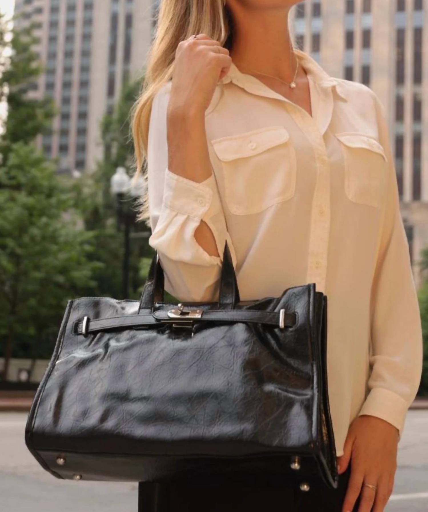 Melie Bianco - Women's Sutton Recycled Vegan Leather Tote Bag