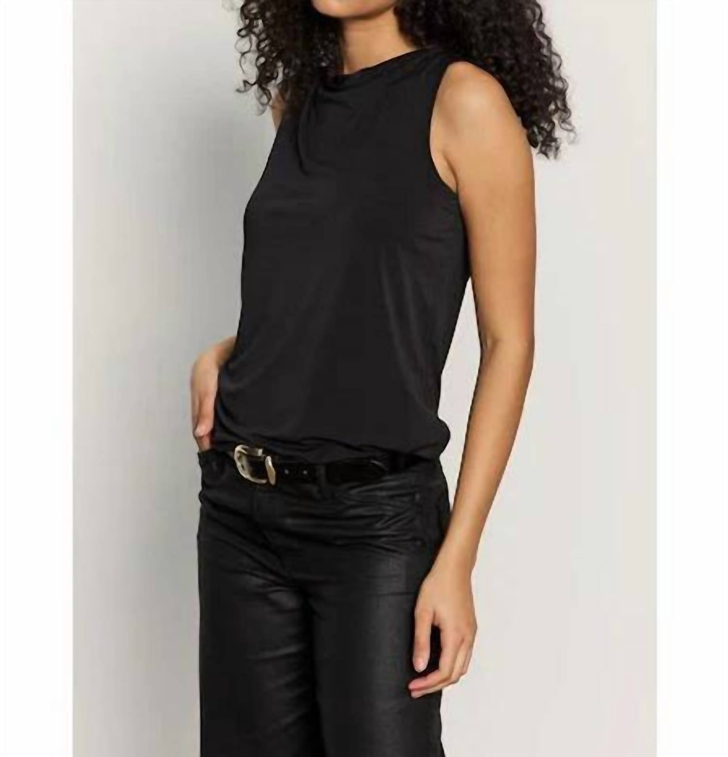 Sanctuary - Soft Cowl Shell Sleeveless Top