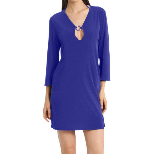 Jordan Taylor - 3/4 Sleeve Keyhole Dress