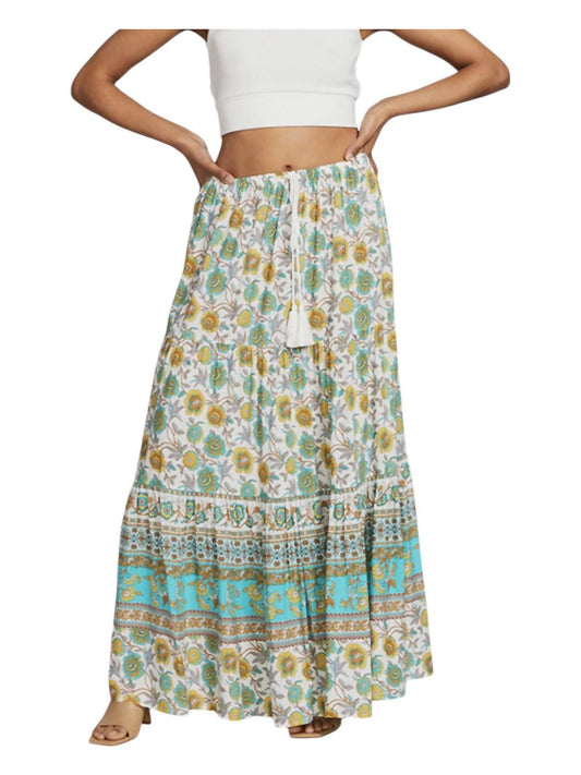 Miss Sparkling - Printed Maxi Skirt