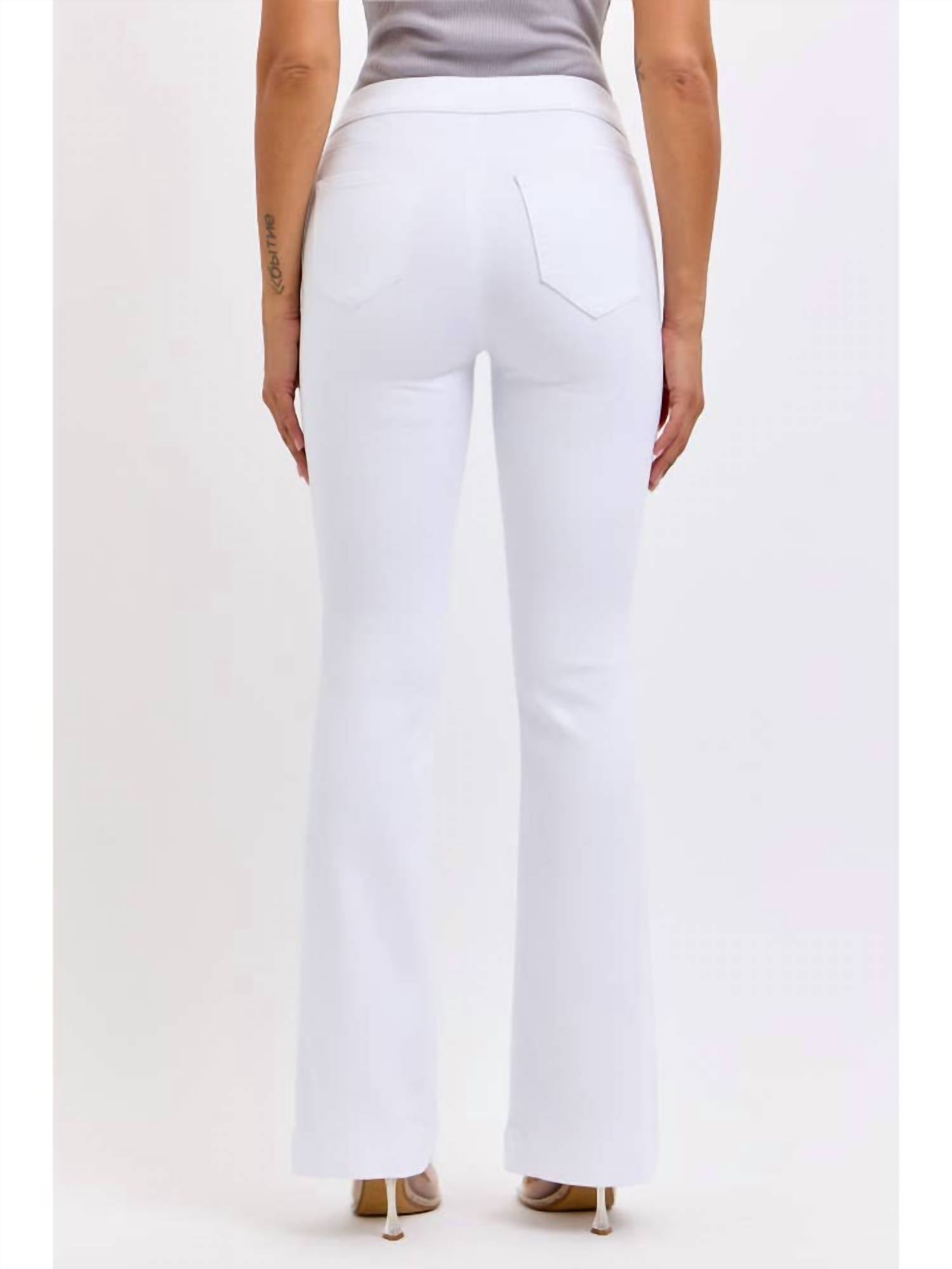 Cello - Mid Rise Flare Pull On Jeggings
