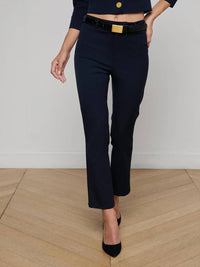 L'Agence Ketra Bootcut Trousers in midnight - women's pants - view 4
