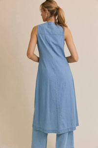 Gilli - Long Denim Vest Dress