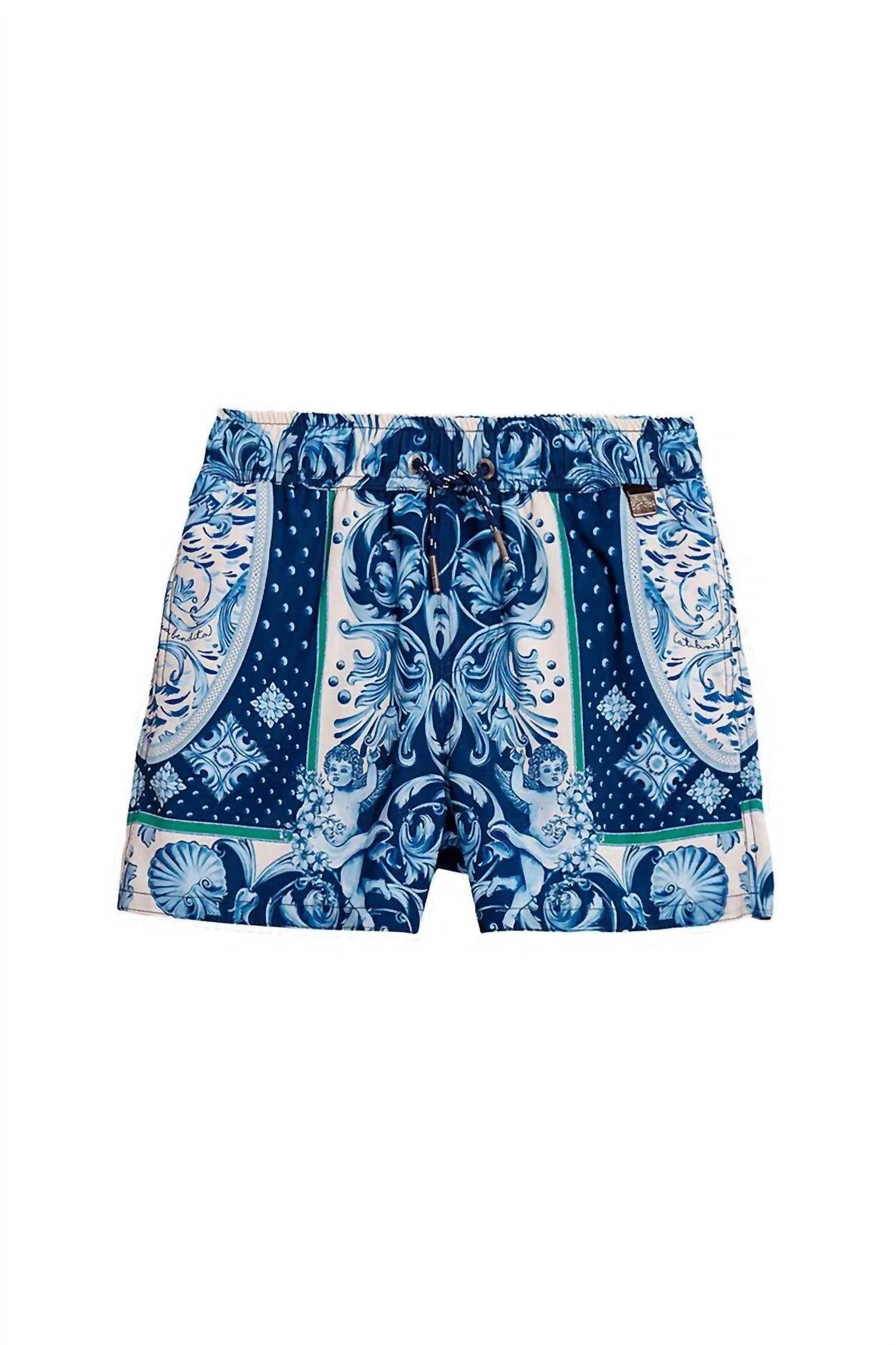 Agua Bendita - Boys' Cardumen Nick Swim Trunk