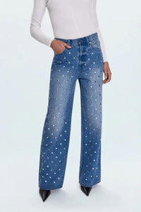 PISTOLA Hendrix High Rise Baggy Jean in charmed 1 - women's jeans