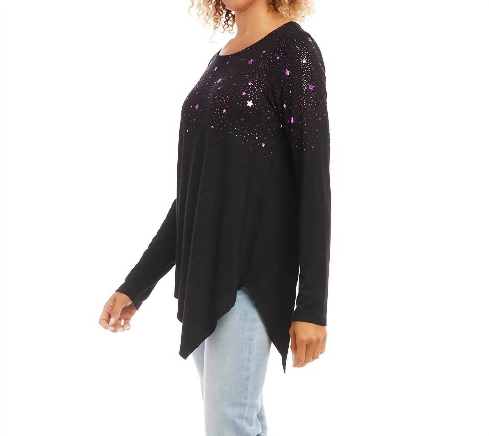 Karen Kane - Belita Print Asymmetric Top