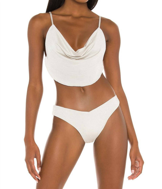 We Wore What - Cowl Neck Bikini Top