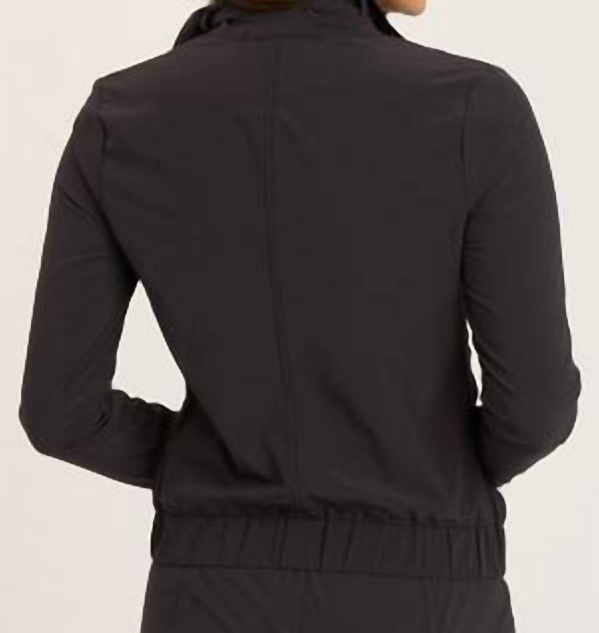 Xcvi - Momentum Whisper Stretch Ruched Active Jacket