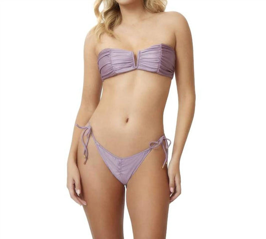 Pq Swim - Sands Ruched Tie Full Bikini Bottoms