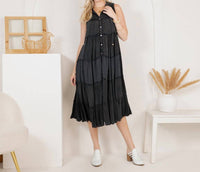 Young Threads - Sleeveless Long Hoodie duster