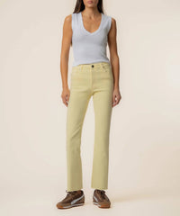 Kut From The Kloth - Kelsey High Rise Ankle Flare With Raw Hem Jeans