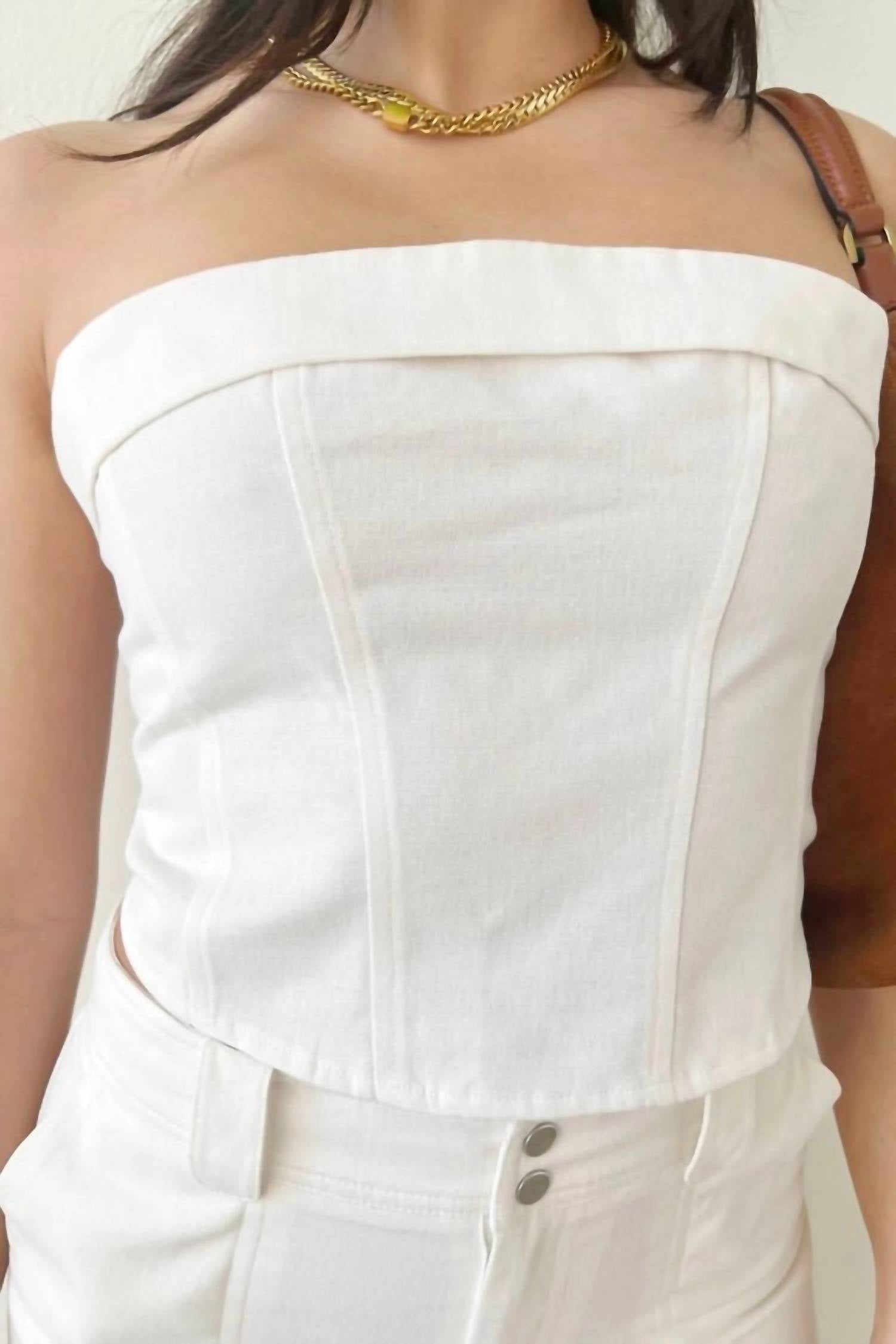 Bailey Rose - Strapless Corset Top