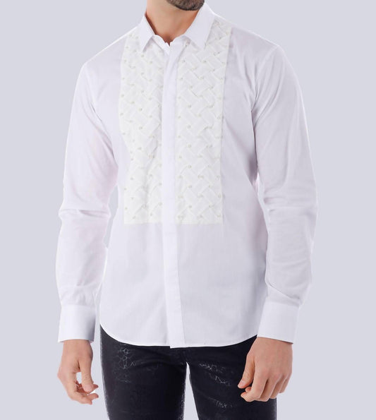 Barabas - Weave Depiction Long Sleeve Shirt