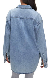 Good American - Women's Easy Denim Shirt