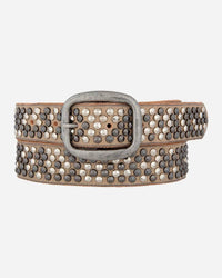 Amsterdam Heritage - Women's Bitta Pyramid Multi Studded Leather Belt