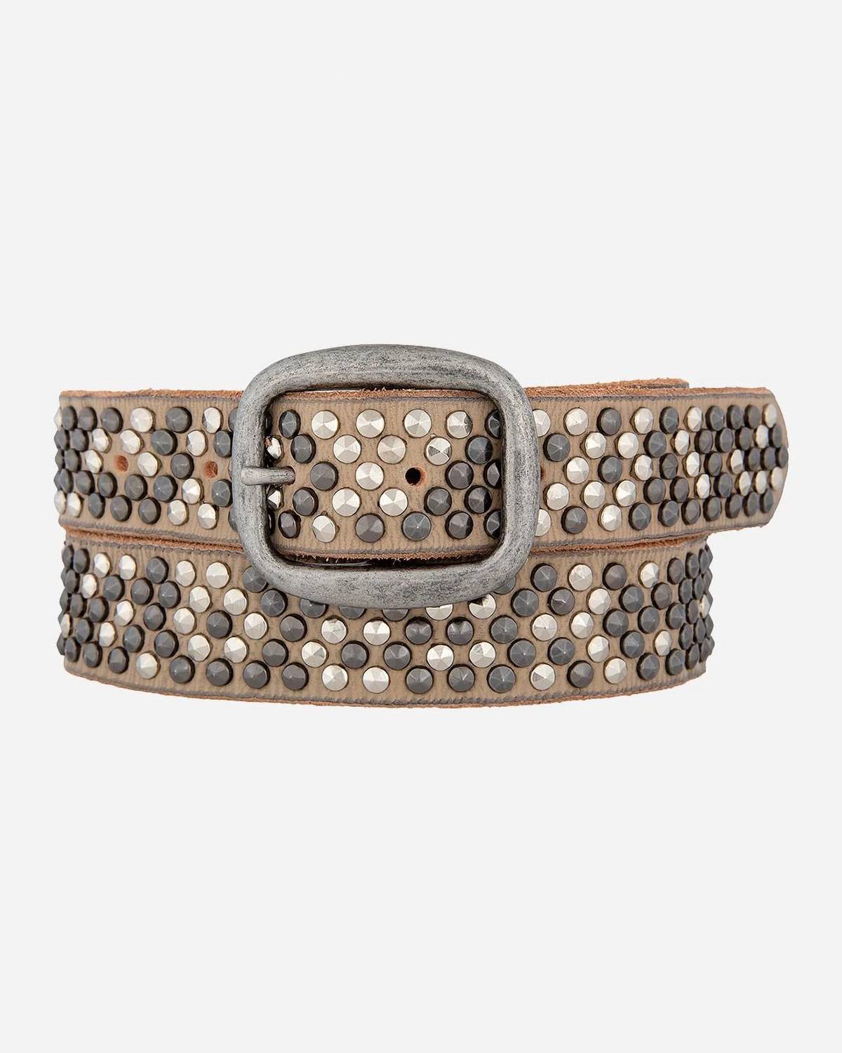 Amsterdam Heritage - Women's Bitta Pyramid Multi Studded Leather Belt