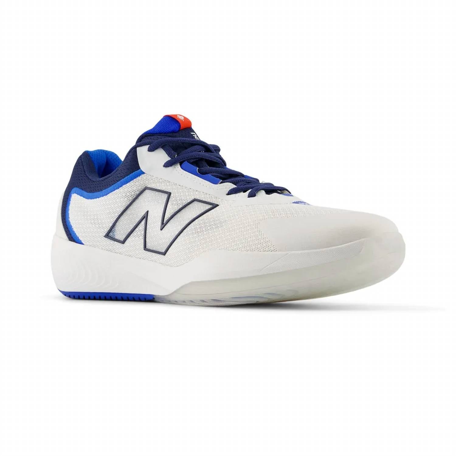 New Balance Men's Fuelcell 996v6 Pickleball Shoe in white team navy - men's shoe