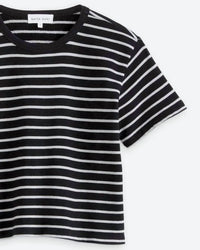 Bella Dahl - Women's Short Sleeve Terry Lined Tee
