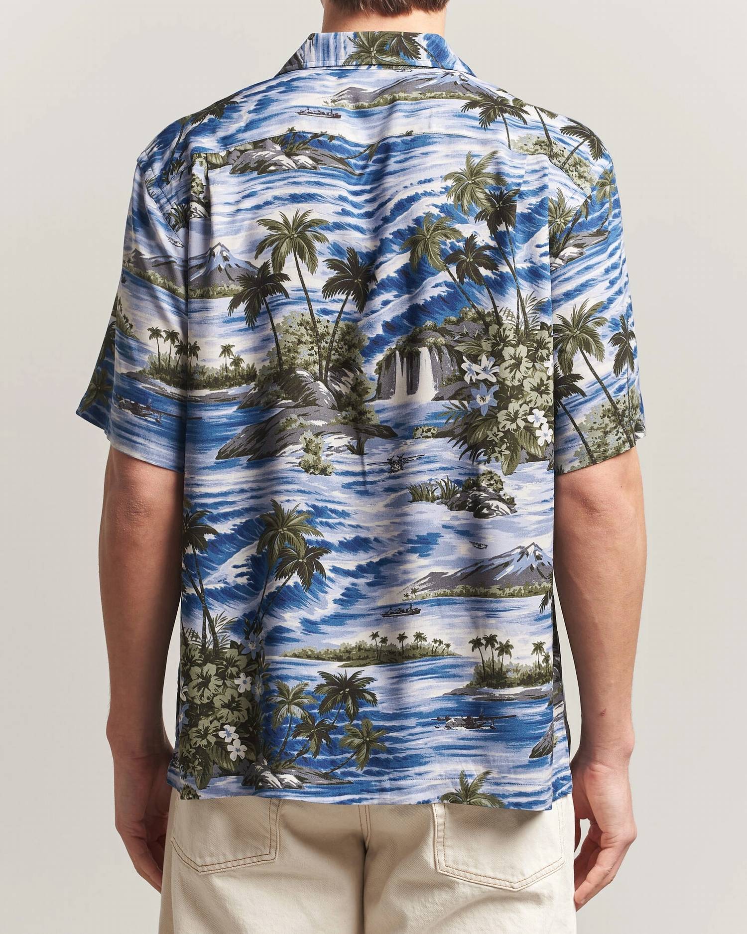 Rrl - Hawaiian Print Camp Shirt