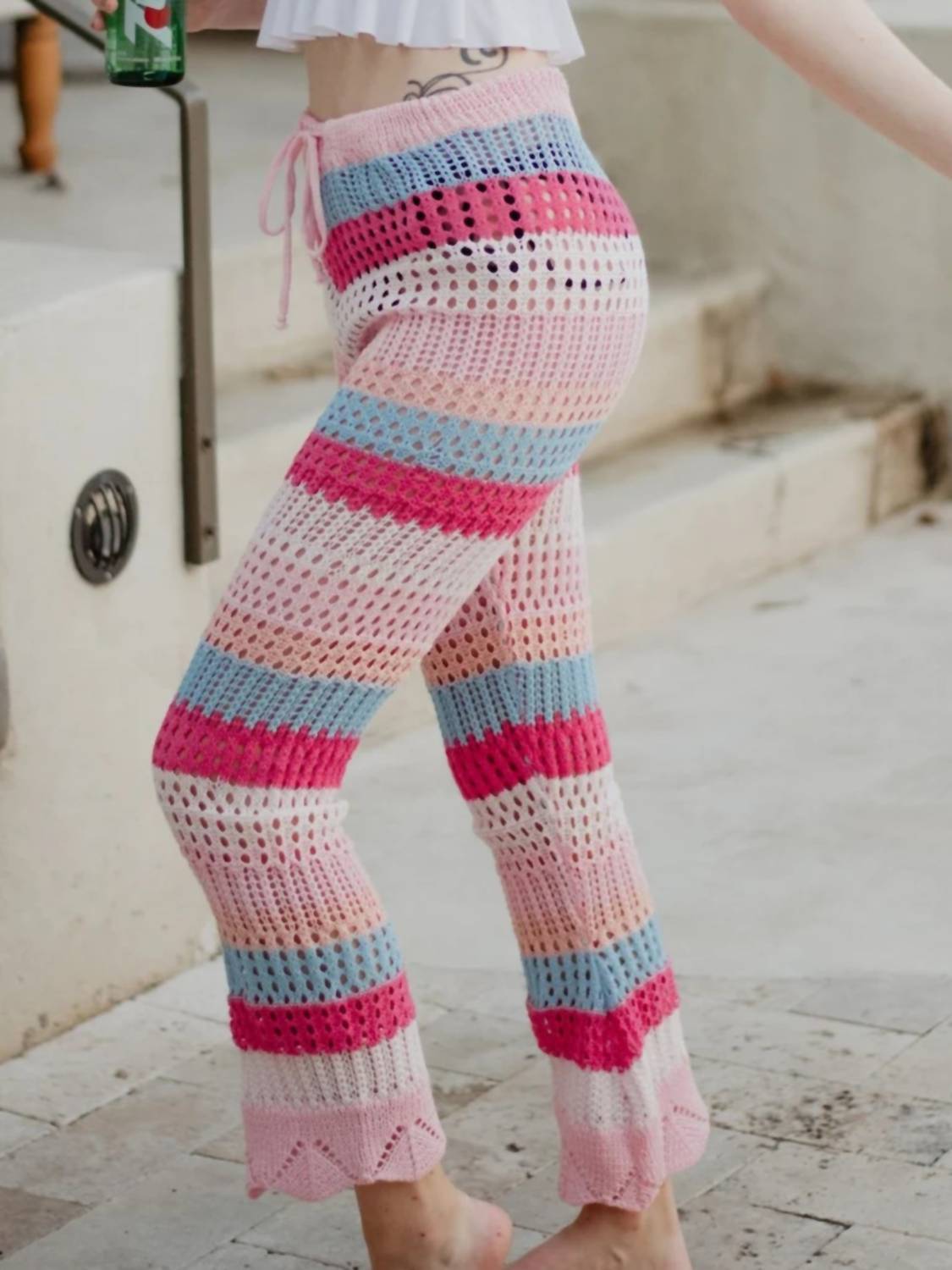 Katydid - Resort Hangout Crochet High-rise Bottoms