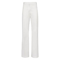 Salvatore Ferragamo - Women's High Waist Cotton Trousers