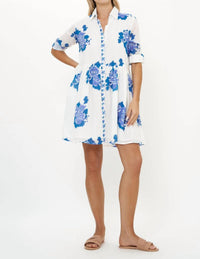 Oliphant - Long Sleeve Shirt Dress Mini Dress