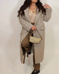 In-Loom - Double Breasted Lapel Duster Coat